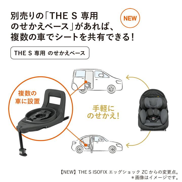 楽天市場】コンビ ザ エス 専用のせかえベース チャイルドシート THE S 