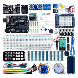 ELEGOO Arduino用UNO R3スターターキット レベルアップ チュートリアル付 mega2560 r3 nanoと互換