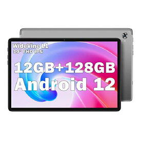 【2023容量アップグレード-12GB版】 TECLAST P40HD Android 12 タブレット 10インチ，WideVine L1対応タブレット12GB RAM+128GB ROM+1TB TF拡張，8コアCPU ，10 FHD IPS 192