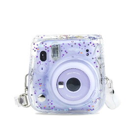 kinokoo チェキケース、Fujifilmチェキinstax mini8mini8+mini9mini11mini40ケース instax mini8mini8+mini9mini11mini40カメラケース チェキ保護ケース ショルダーストラップ付