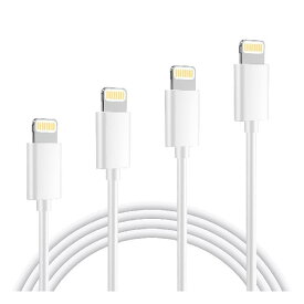 Sundix for iPhone 充電ケーブル ライトニングケーブル 【0.25m/0.5m/1m/1.8m】4本セット Lightning ケーブル アイフォン USB 充電コード iPhone iPad iPod AirPods 多種対応 急速充電