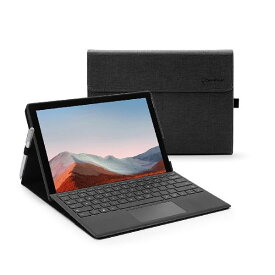 Omnpak 2021年発売のSurface Go3/2020年発売のSurface Go2/Microsoft Surface GOに対応ケース 10.5インチ 表面内蔵保護カバー 多視角 スタンド 軽量 薄型 ペンホルダー付き PU スマート カバー