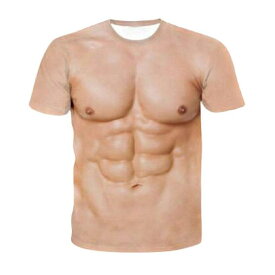 Josenap 筋肉タトゥープリントTシャツ男性半袖3Dデジタル印刷Tシャツ