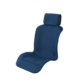TanYooカーシートカバー 防水 前席用 軽/普通車適用 ずれにくい SBRボンディング シート保護 紺色 1枚