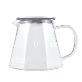 MERMOO YILAN コーヒーサーバー 450ML 耐熱ガラス 食洗機対応 珈琲考具 コーヒードリッパー