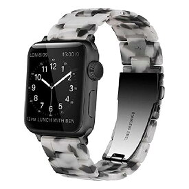 Miimall 対応Apple Watch 8/7/1/2/3/4/5/6/SE/SE2 樹脂バンド Apple Watch 8 Ultra 49mm 交換バンド バンド 樹脂材質 ステンレス 調節可能 アップルウォッチ 7 Apple Watch 8