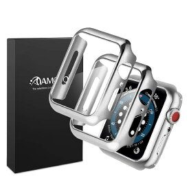 【マット仕上げの2020改良モデル】AMOVO Apple Watch 40mm 用 ケース Series4/Series5/Series6/SeriesSE 専用 液晶全面保護カバー Apple Watch 用 フィルム 材 PCフレーム 傷防止 Ap