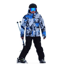 [MARUYUKI] スノーボードウェア スキーウェア スノーウェア ファスナー標準装備 動きやすい 柔らかい 上下セット 耐水圧10 000mm 透湿性5 000g おしゃれ 格好いい メンズ レディース (XL 雪山初心者)