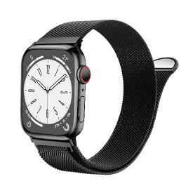 FEEKI コンパチブル Apple Watch バンド 49mm 45mm 44mm 42mm 41mm 40mm 38mm コンパチブル アップルウォッチ用バンド ステンレス留め金製 男女兼用 マグネットクラスプ コンパチブル Apple Watch