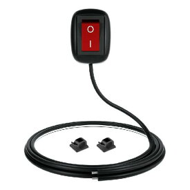 KILIGEN 12V-110V/10A SPST 赤い水滴形のペーストタイプのボタンスイッチ、フォグドライビングライト、ネオンライト、LEDライトバー用のオフ/オンスイッチ（1mワイヤ付き）