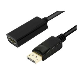 Access DisplayPort HDMI変換アダプタ 15cm 1080P解像度対応 ディスプレイポート to HDMI 変換コネクター DP HDMI 変換 ケーブルHP DELLに対応 金メッキコネクタ搭載 AV47BK