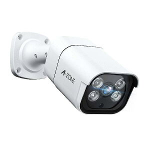 A-ZONE 双方向通話 500万画素タイプ POE給電カメラ 防犯カメラ 増設用カメラ 録音カメラ