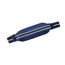 ランニングポーチ 防水 ウエストバッグ 小物入れ 軽量 弾力あり 揺れない 安定性 調整可能 便利 7.0インチ以下のスマホに対応可能 ウエストベルト(Blue)