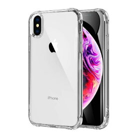 iPhone X ケース iPhone XS ケース クリア 耐衝撃 透明 ソフト TPU 耐久 シリコン アイフォンxs ケース 超軽量 薄型 防塵 Qi充電対応 黄変防止 水洗 （クリア）