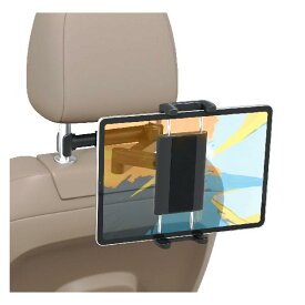 woleyi タブレットホルダー 車載ホルダー 後部座席用 ヘッドレスト ホルダー 伸縮アームスタンド スマホ ホルダー 簡単取付 360度回転 折り畳み式 日本語説明書付き 4-13インチ多機種対応：iPad Pro 12.9 11 9.7 Air m