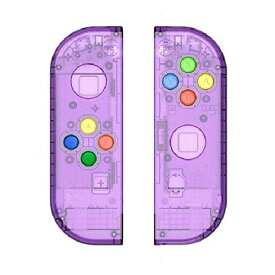 ZOYUBS Nintendo Switch ニンテンドースイッチ Joy-Con カラー置換ケース代わりケース 外殻 Nintendo Switch Joy-Con 交換ケース ボタンカバー付 アナログスティックカバー+ボタンカバー ABXYボタン 方