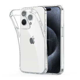 ESR iPhone 15 Pro Max ケース クリア ケース 耐衝撃 薄型 カバー 黄ばみにくい スリム 透明 TPU スマホケース クリア Project Zeroシリーズ