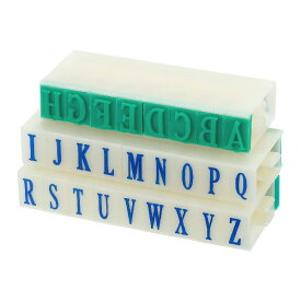 PATIKIL 取り外し可能なレタースタンプ プラスチック 26桁 フォントサイズ2 アルファベットA-Z 組み合わせセット カード スクラップブック 教育用