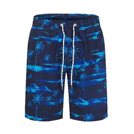 [NARANNBU] 水着 メンズ サーフパンツ 男性水着 海パン 夏 海水浴 メッシュインナー 紫外線対策 UV 撥水加工 海水パンツ a1ブルー 2XL