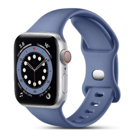 Apple Watch用バンド 49mm 45mm 44mm 42mmアップルウォッチ用バンド iWatch Series8 7 6 5 4 3 2 1 SE と最新のApple Watch Ultraに対応 シリコン製 スポーツバンド 交換ベルト 柔ら