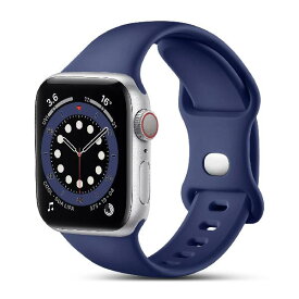 Apple Watch用バンド 49mm 45mm 44mm 42mmアップルウォッチ用バンド iWatch Series8 7 6 5 4 3 2 1 SE と最新のApple Watch Ultraに対応 シリコン製 スポーツバンド 交換ベルト 柔ら