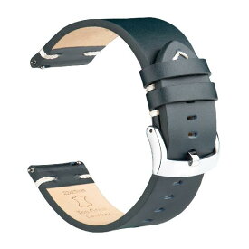 [OTTOODY] 時計 ベルト 時計 バンド 18mm 20mm 22mm クラシック ビンテージ レザー 腕時計バンド クイックリリース 工具は不要です 交換ベルト メンズ レディース 時計とスマートウォッチ用 18mm ダークグリーン