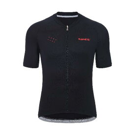 Santic メンズ サイクルジャージ 半袖 サイクリングジャージ 夏用 自転車ウェア 吸湿速乾 UVカット サイクルウェア 1ブラック M