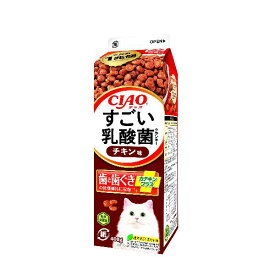 CIAOすごい乳酸菌クランキー牛乳パック チキン味 400g×12本入り(ケース販売)
