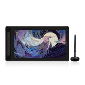 HUION 液タブ 液晶ペンタブレット Kamvas Pro 16（2.5K）15.8インチ QHD 高い解像度と綺麗な発色 改良後のペンPW517 専用スタンド付き