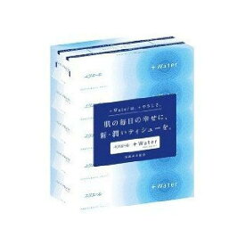 大王製紙:エリエールプラスウォーター ティッシュペーパー 180組5箱×10パック 10000347