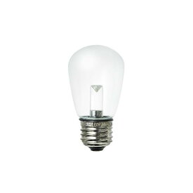 ELPA 防水型LED装飾電球 サイン球形 口金直径26mm クリア昼白色 LDS1CN-G-GWP905