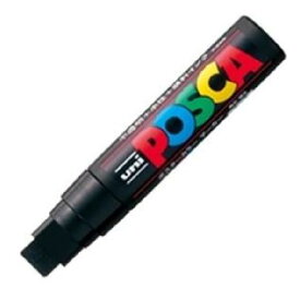 ( お徳用 100セット ) 三菱鉛筆 ポスカ/POP用マーカー 【極太/黒】 水性インク PC-17K.24