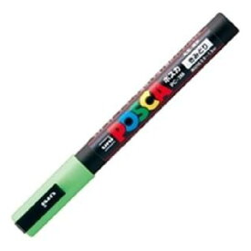 ( お徳用 200セット ) 三菱鉛筆 ポスカ/POP用マーカー 【細字/黄緑】 水性インク PC-3M.5