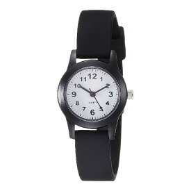 [フィールドワーク] 腕時計 アナログ カジュアルウォッチ ビーンズ ウレタンベルト 白 文字盤 CL017-5 レディース ブラック