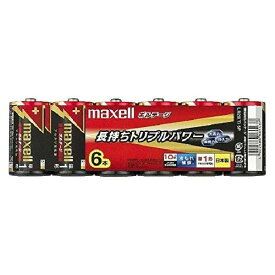 maxell アルカリ乾電池 ボルテージ 単1形 6本 シュリンクパック入 LR20(T) 6P