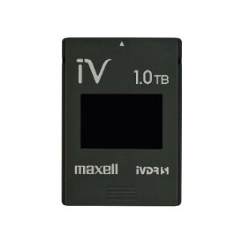マクセル iVDR-S規格対応リムーバブルハードディスク 1.0TB(ブラック)maxell カセットハードディスク「iV(アイヴィ)」 M-VDRS1T.E.BK