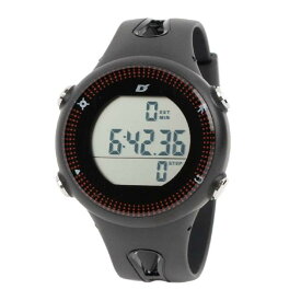 [アリアス] 腕時計 デジタル メンズ 歩数計 付き ブラック × レッド ADWW18111PM-06