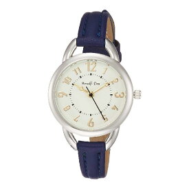 [アリアス] 腕時計 アナログ アマルフィディア 防水 革ベルト 白 文字盤 WW20024A-149 レディース ブルー