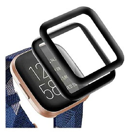 Miimall【2枚入り】Fitbit(フィットビット) Versa 2 フイルム PMMA材質 防指紋 気泡なし 簡単貼付 高透過率 フィットビットVersa 2 液晶保護フィルム Fitbit Versa 2 スマートウォッチ液晶保護フィルム