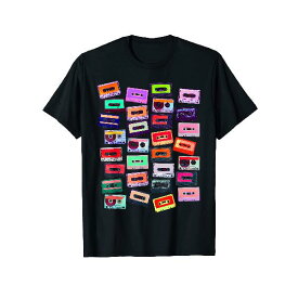 80年代カセットテープミュージックDJ Tシャツ