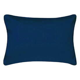 AYO 枕カバー 高級棉100％ 全サイズピローケース ホテル品質 サテン織 300本高密度 (ネイビー、 43*63cm)