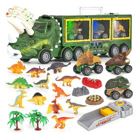 恐竜 おもちゃ 知育玩具 2 3 4 5 6歳 誕生日プレゼント 男の子 女の子ランキング きょうりゅう 車 おもちゃ 収納 カー ミニカーセット 恐竜 玩具 恐竜フィギュア リターンカー 恐竜公園 贈り物 クリスマス
