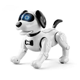 ロボットおもちゃ 犬 ロボット 子供のおもちゃ 男の子 女の子おもちゃ 誕生日 クリスマスプレゼント「日本語の説明書付き」ホワイト