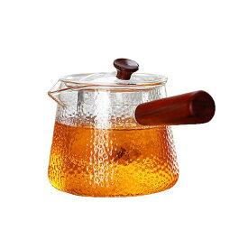 Artispro 急須 ガラス 取っ手 茶漉し付き ガラスポット 直火対応 耐熱 洗いやすい 割れにくい 紅茶 コーヒー おしゃれ 750ml