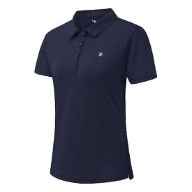 Gopune レディース ポロシャツ 半袖 ショートシャツ 吸汗速乾 通気 UVカット スボーツ カジュアル ゴルフ 襟付き 15色選択可
