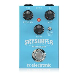 tc electronic デジタルリバーブペダル コンパクトサイズ 選択可能なSpringPlateHallアルゴリズム トゥルーバイパス SKYSURFER MINI REVERB Blue