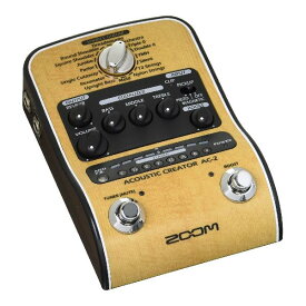 ZOOM ズーム Acoustic Creator アコースティックギター用プリアンプ AC-2