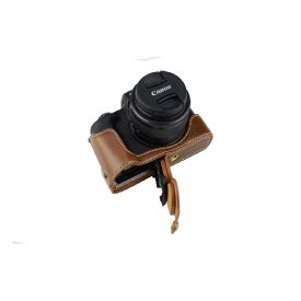 Koowl対応 Canon キヤノン PEN EOS M50 カメラバッグ カメラケース 、Koowl手作りトップクラスのPUレザーカメラハーフケース、Canon キヤノン PEN EOS M50 一眼カメラケース、防水、防振、携帯型、透かし彫りベース＋