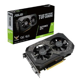 ASUS TUF Gaming GeForce GTX 1660 Ti EVO 搭載ビデオカード OC / PCIe 3.0 / 6GB GDDR6 / HDMI 2.0b / DisplayPort 1.4a / DirectCU II / 2.3-s