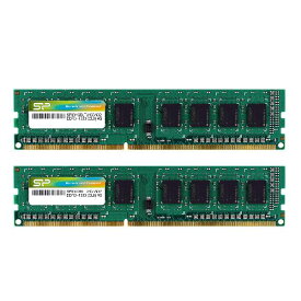 シリコンパワー デスクトップPC用メモリ 240Pin DIMM DDR3-1333 PC3-10600 4GB×2枚 SP008GBLTU133N22